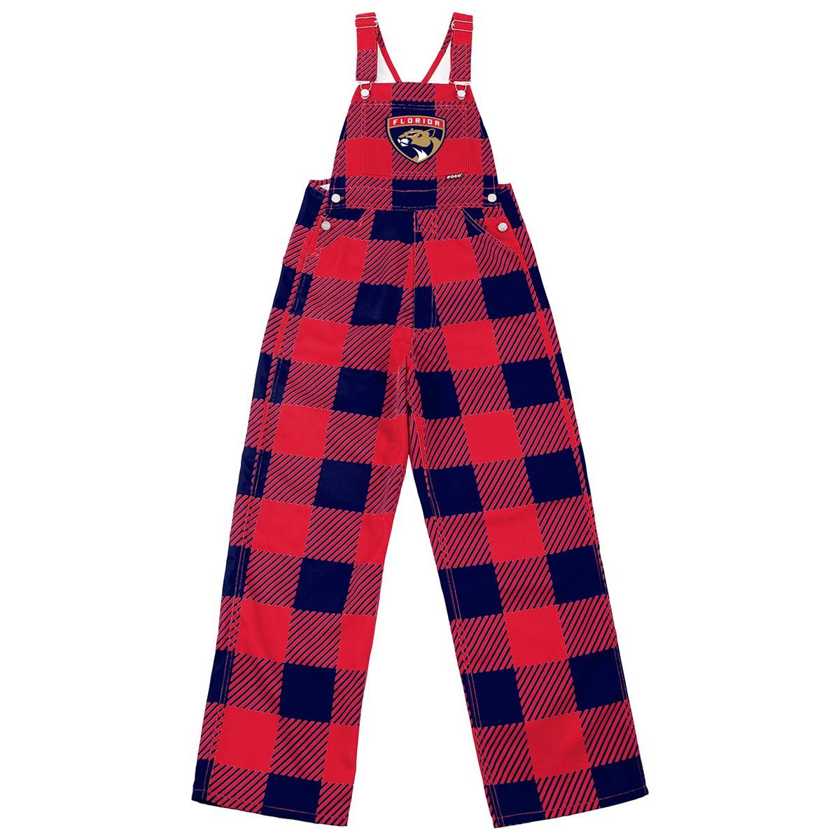 Florida Panthers Women's Buffalo Stripe Overalls