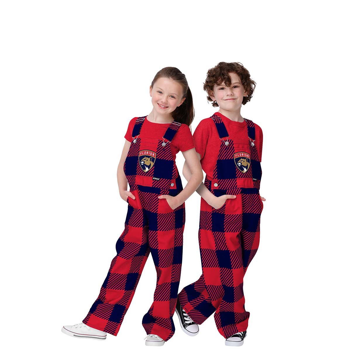 Florida Panthers Youth Buffalo Stripe Overalls