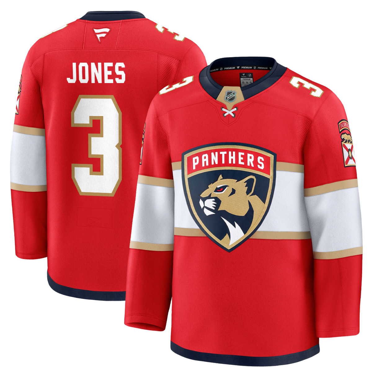 Florida Panthers #72 Sergei Bobrovksy Premium Authentic Home