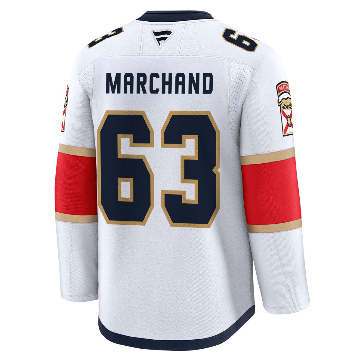 Florida Panthers #63 Brad Marchand Premium Authentic Road Jersey