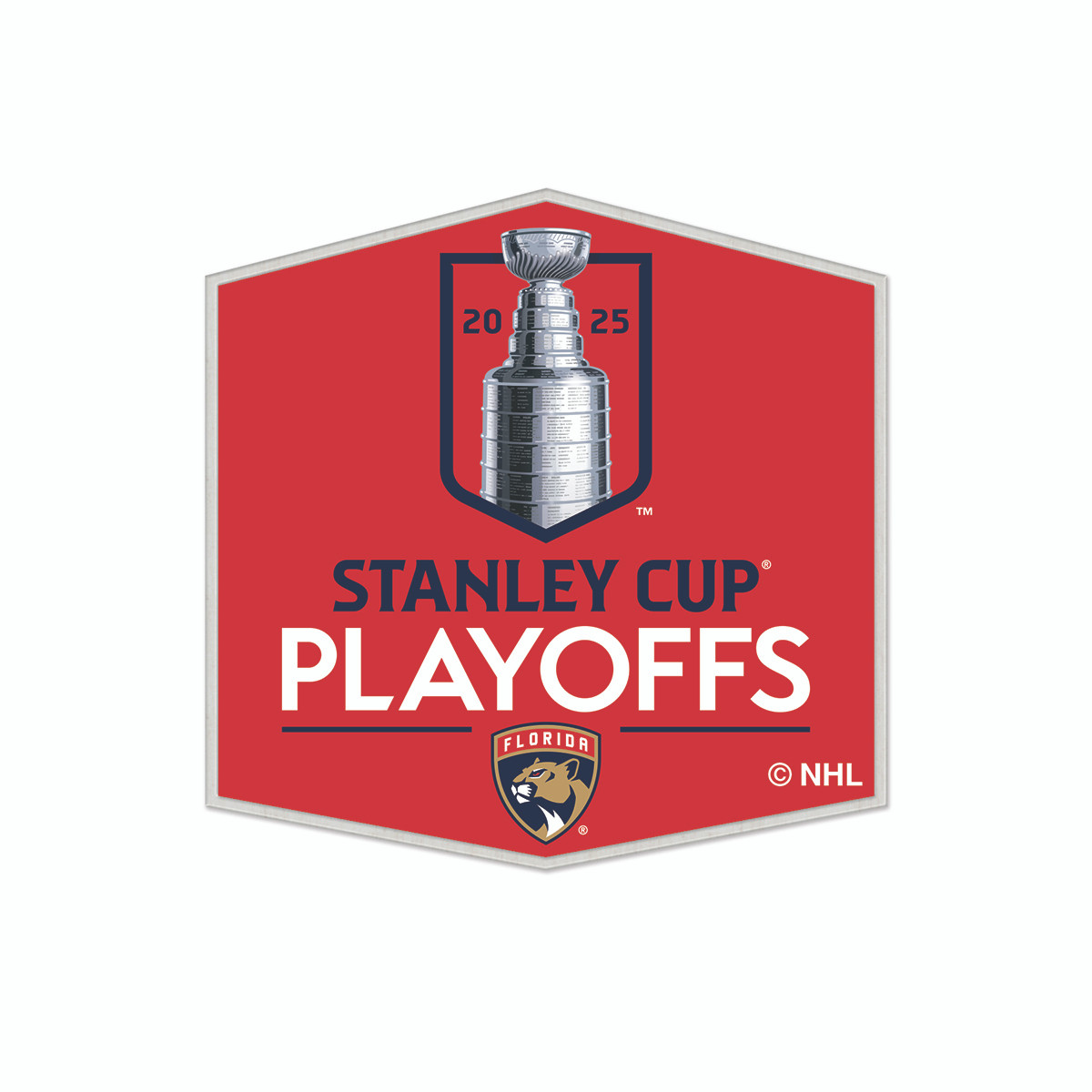 Florida Panthers 2025 Stanley Cup Playoff Participant Pin