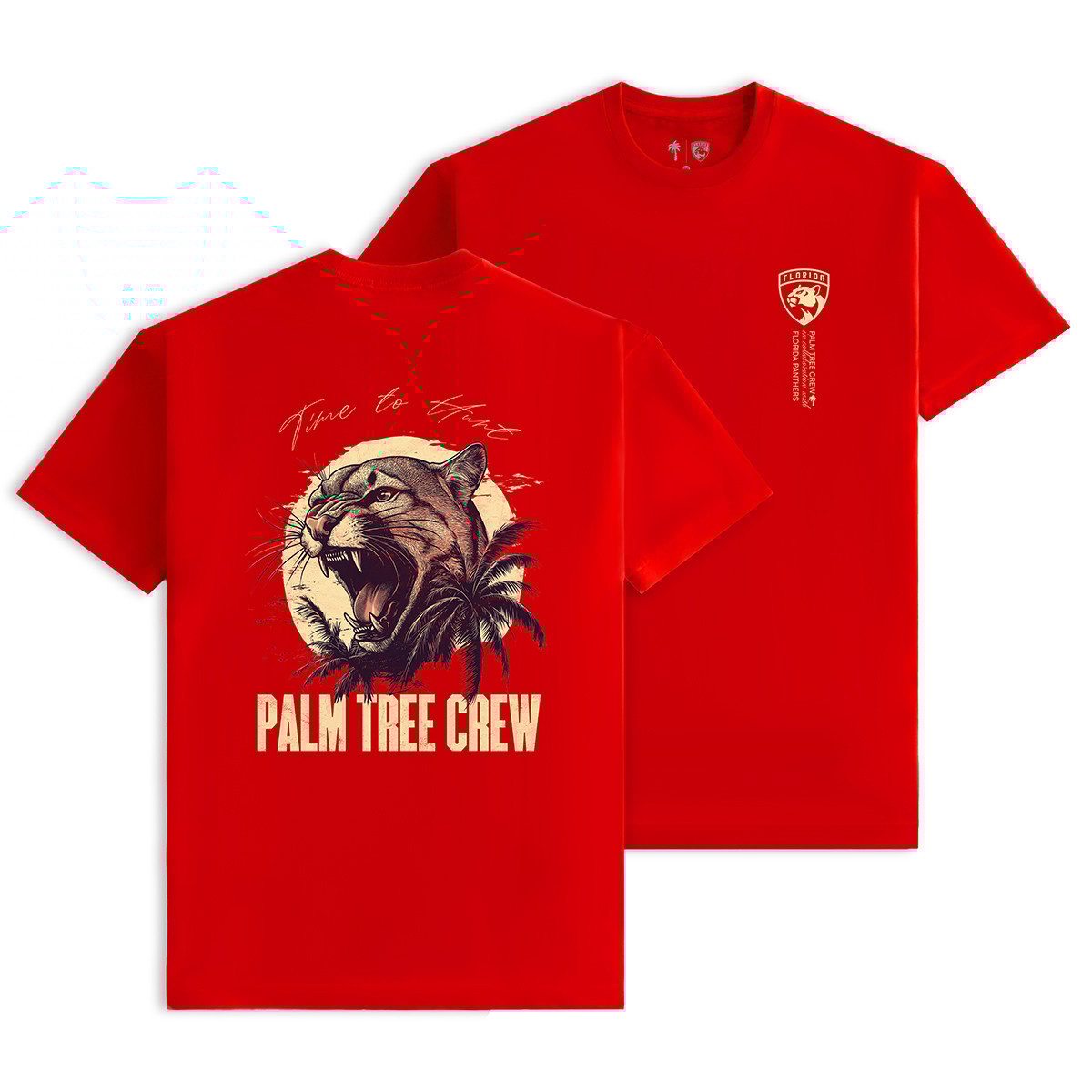 Florida Panthers x Palm Tree Crew Red T-Shirt