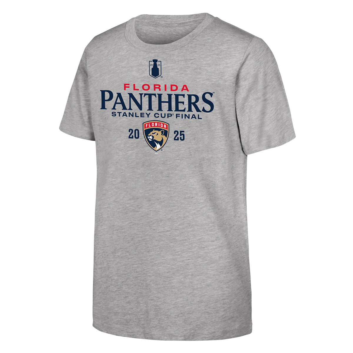 Florida Panthers Youth 2025 Stanley Cup Final Roster T-Shirt