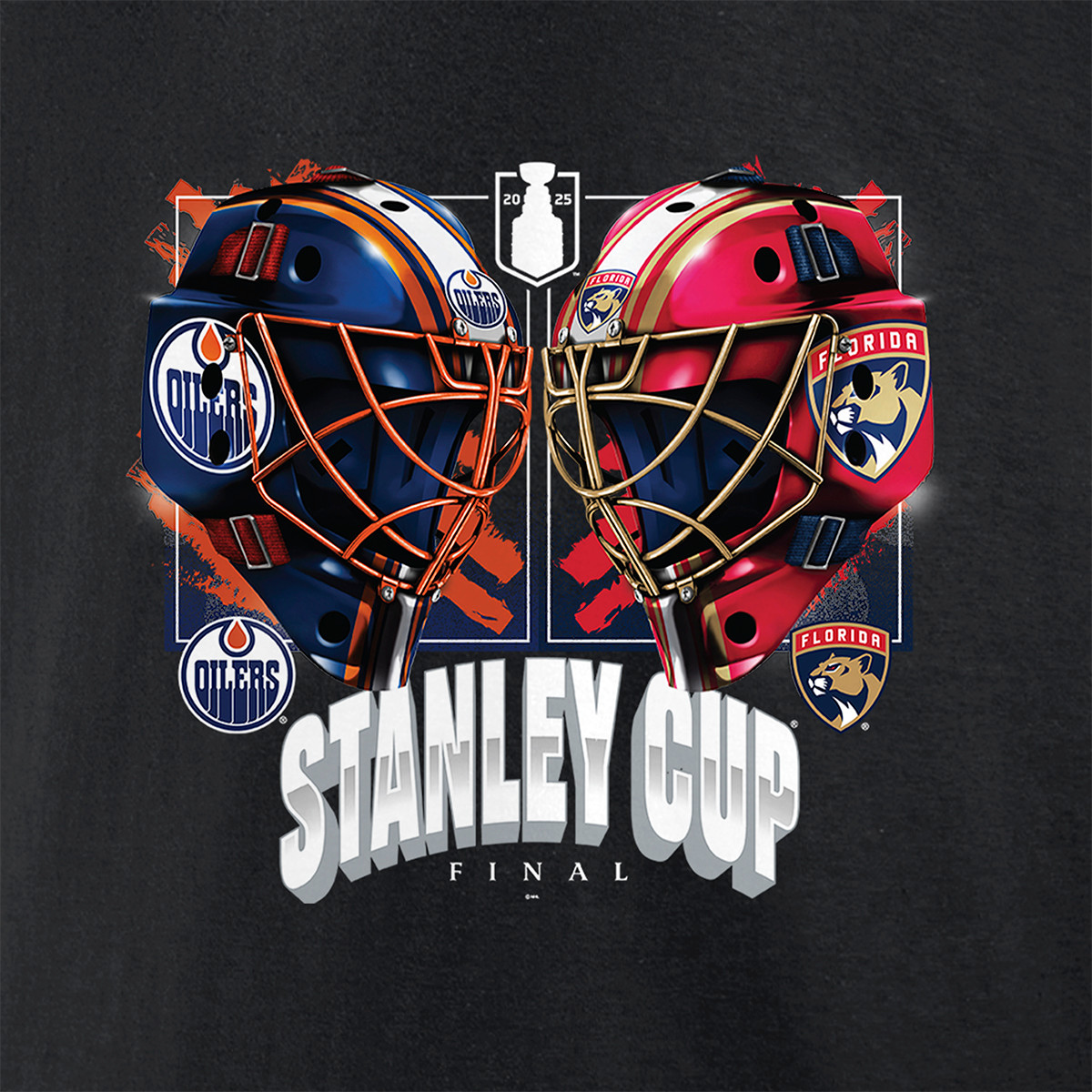 Florida Panthers vs. Edmonton Oilers 2025 Stanley Cup Final Dueling T-Shirt