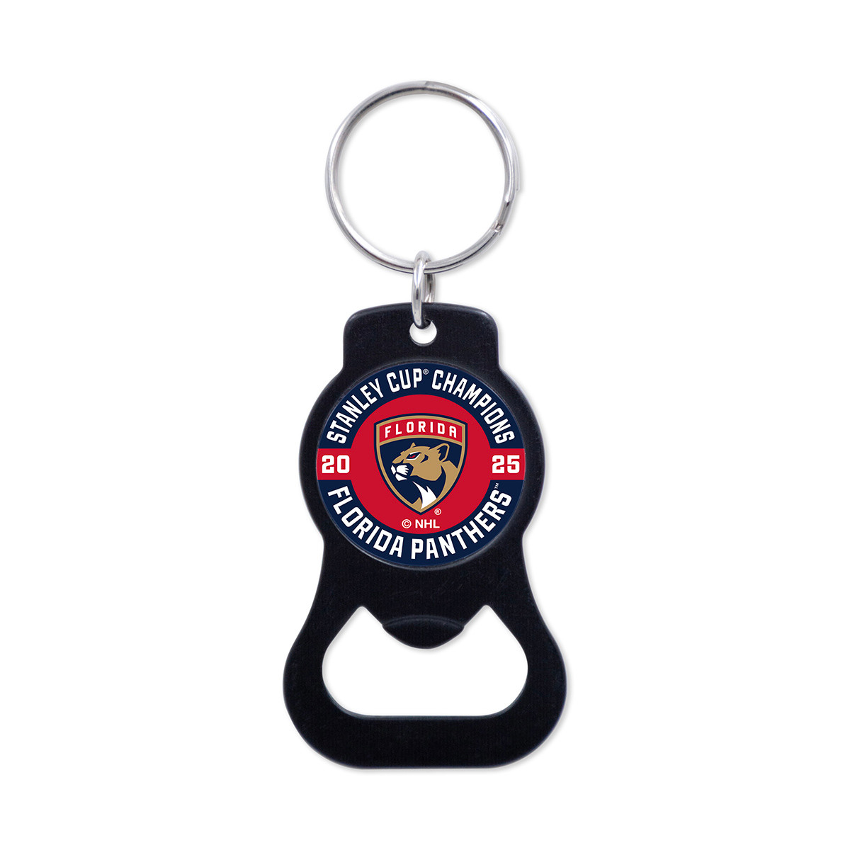 Florida Panthers 2025 Stanley Cup Champions Bottle Opener Key Ring