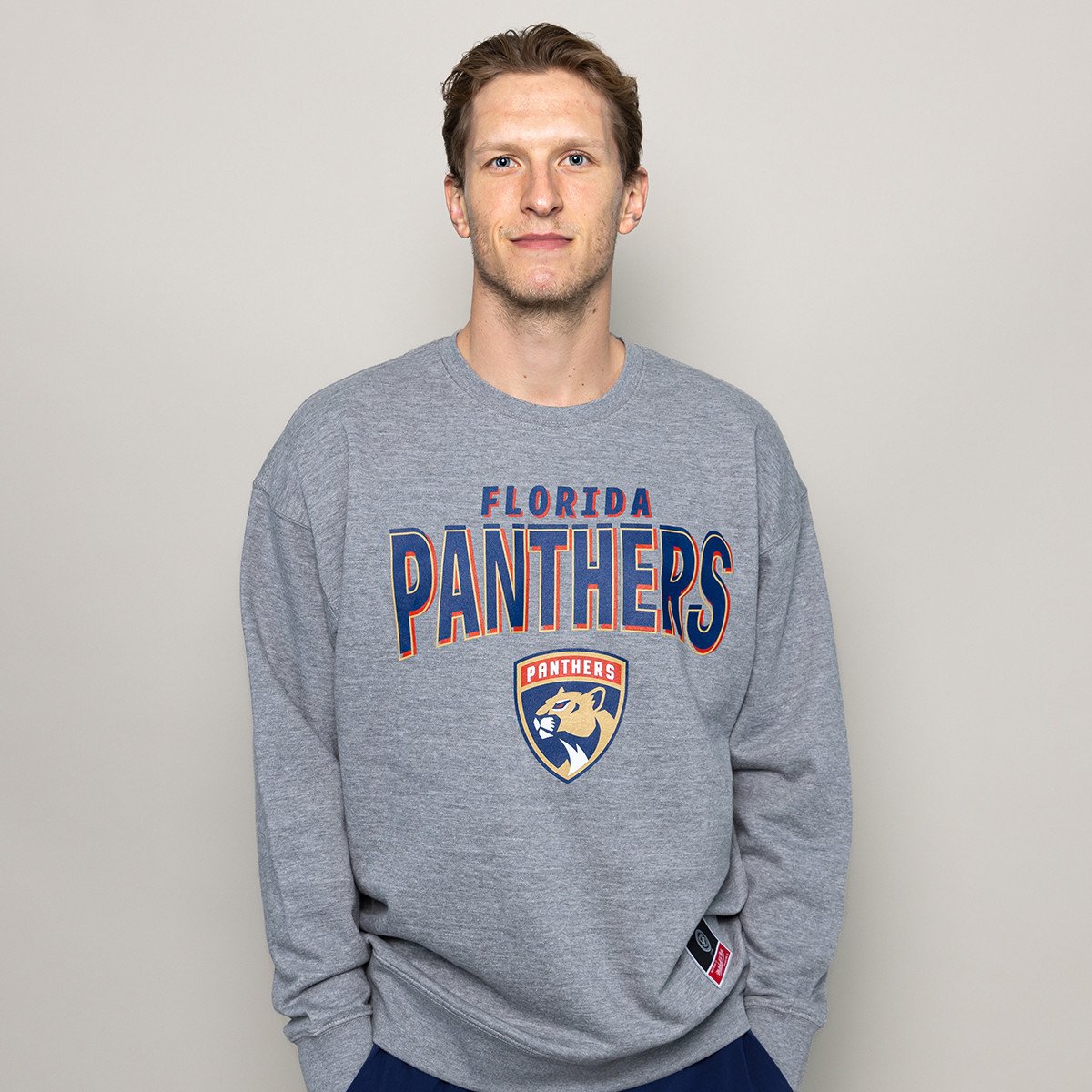 Florida Panthers 2025 Stanley Cup Champions Trophy Crew Neck Sweatshirt