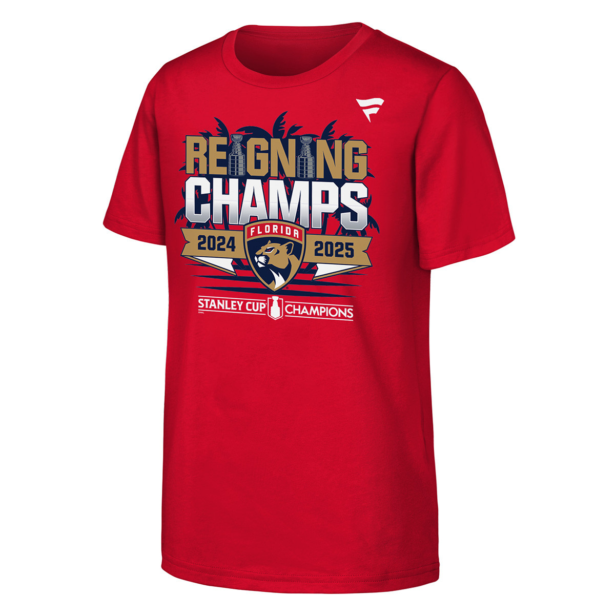 Florida Panthers Youth 2025 Stanley Cup Champions Parade T-Shirt