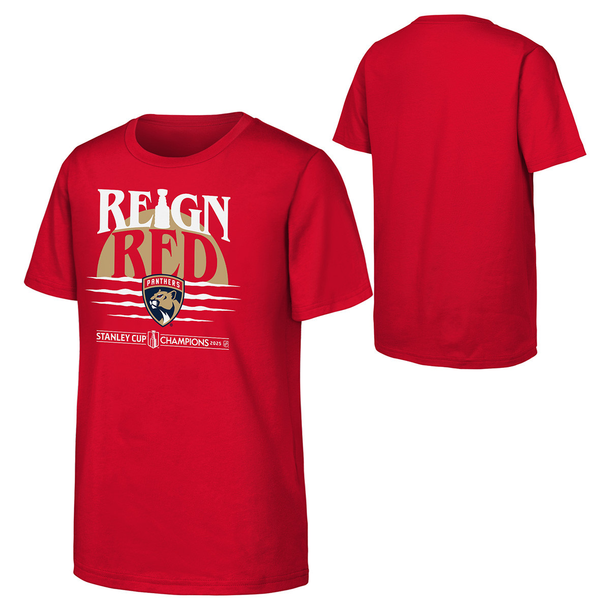 Florida Panthers Youth 2025 Stanley Cup Champions Hometown T-Shirt