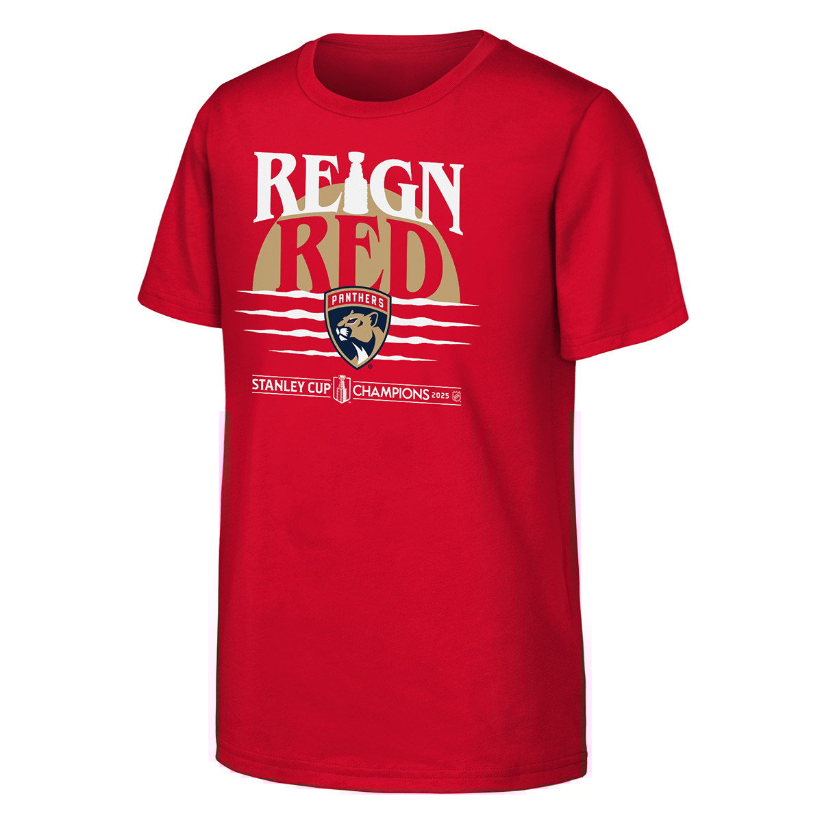 Florida Panthers Youth 2025 Stanley Cup Champions Hometown T-Shirt