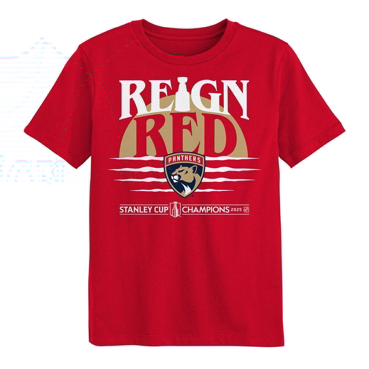 Florida Panthers Juvenile 2025 Stanley Cup Champions Hometown T-Shirt