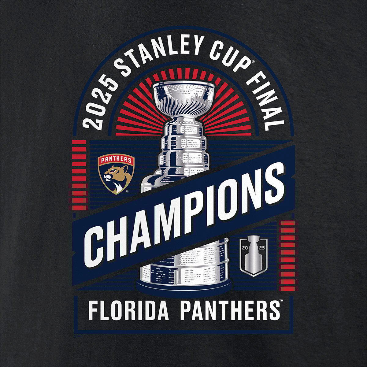 Florida Panthers 2025 Stanley Cup Champions Shine T-Shirt