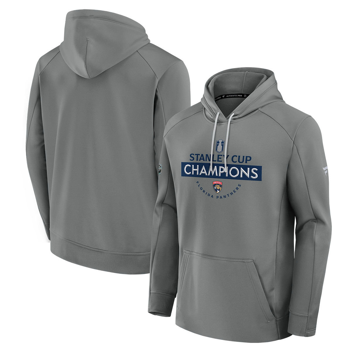 Florida Panthers 2025 Stanley Cup Champions Authentic Pro Hooded Pullover
