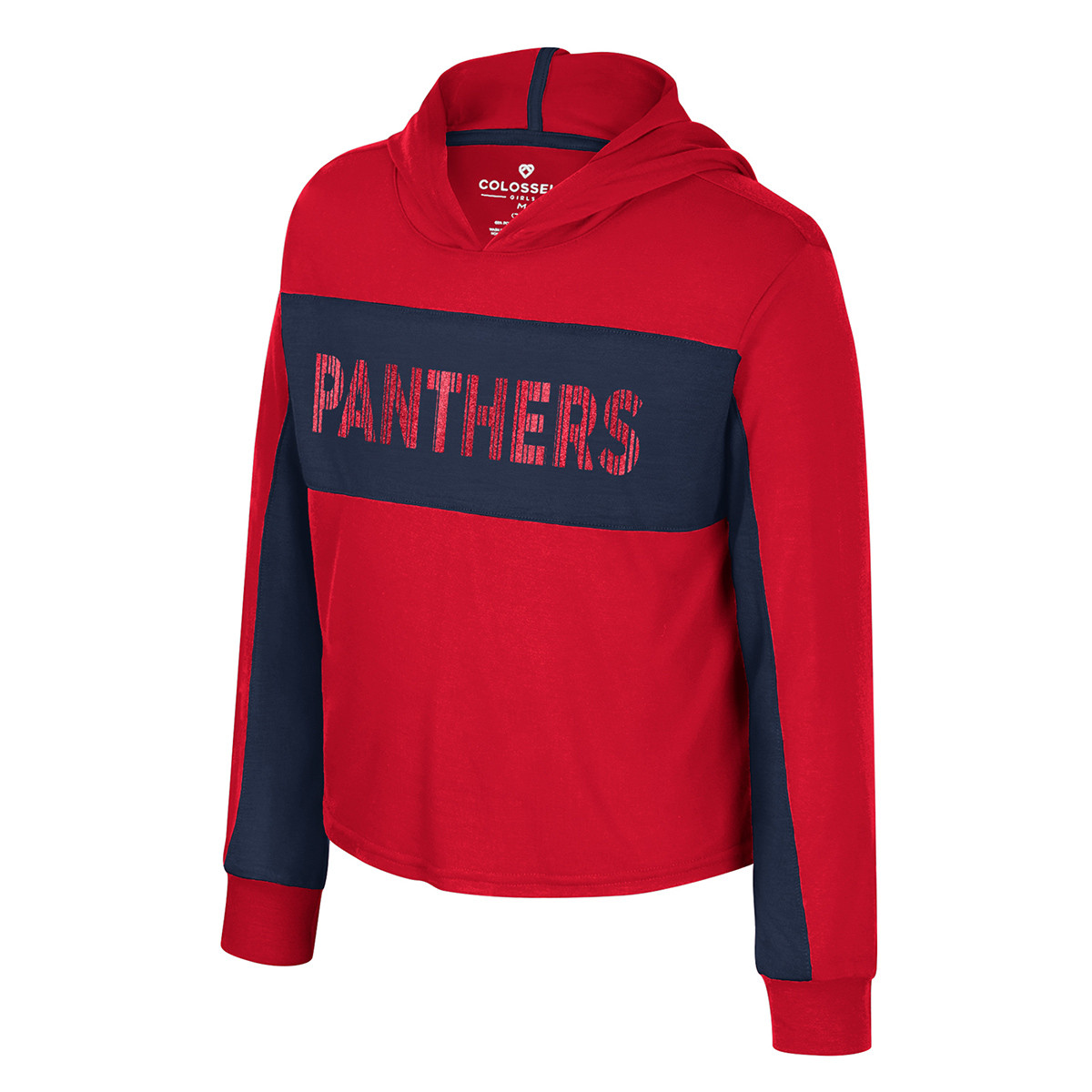 Florida Panthers Youth Girls Fionna Long Sleeve Hooded T-Shirt