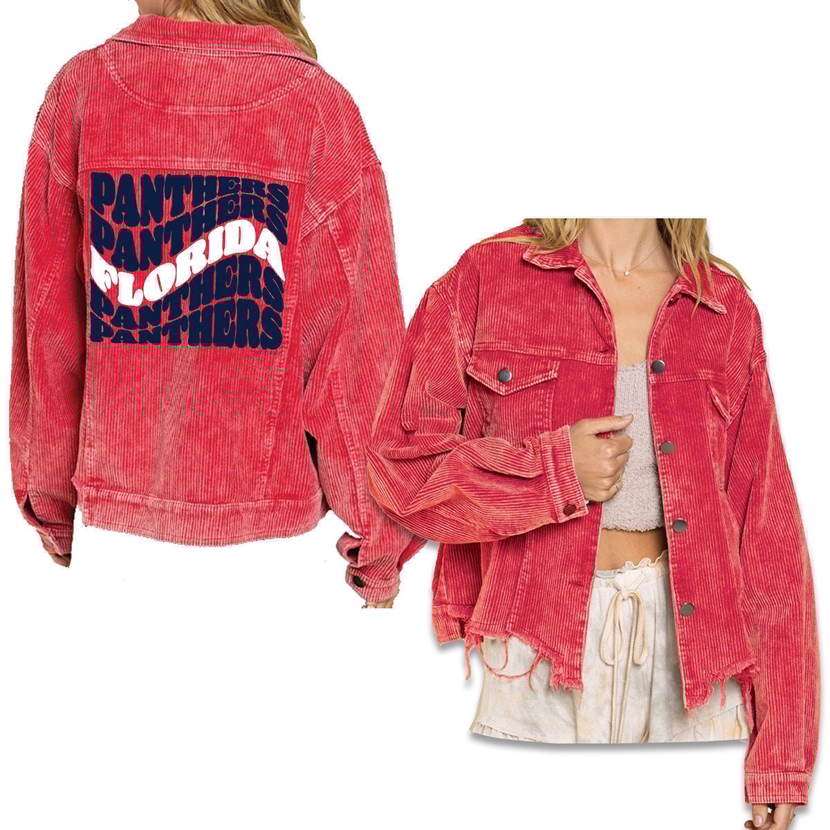 Florida Panthers Women's Retro Wave Corduroy Jacket