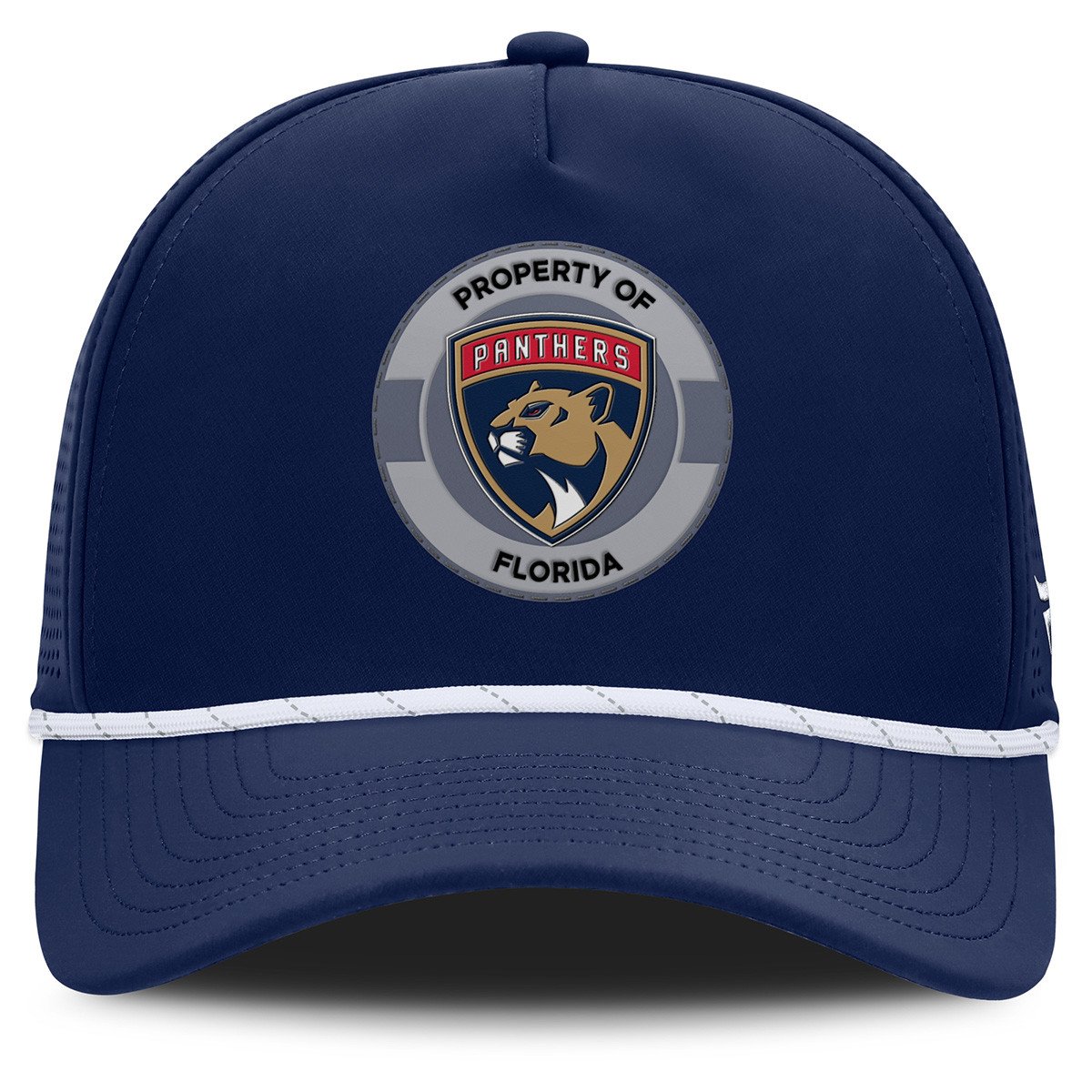 Florida Panthers 2025 Authentic Pro Rope Panel Cap