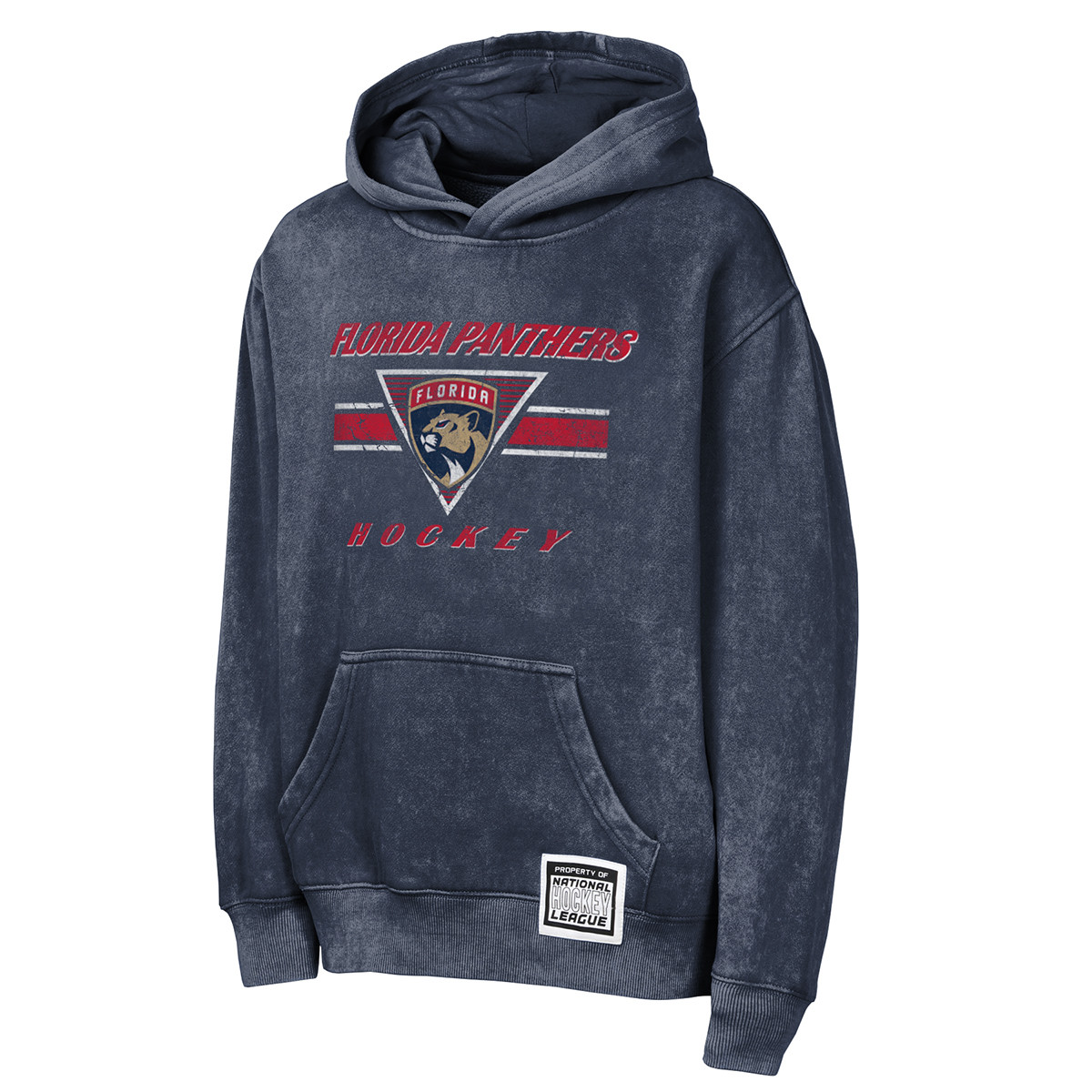 Florida Panthers Youth Gray Prime Hood Sweatshirt - FLA TEAM SHOP