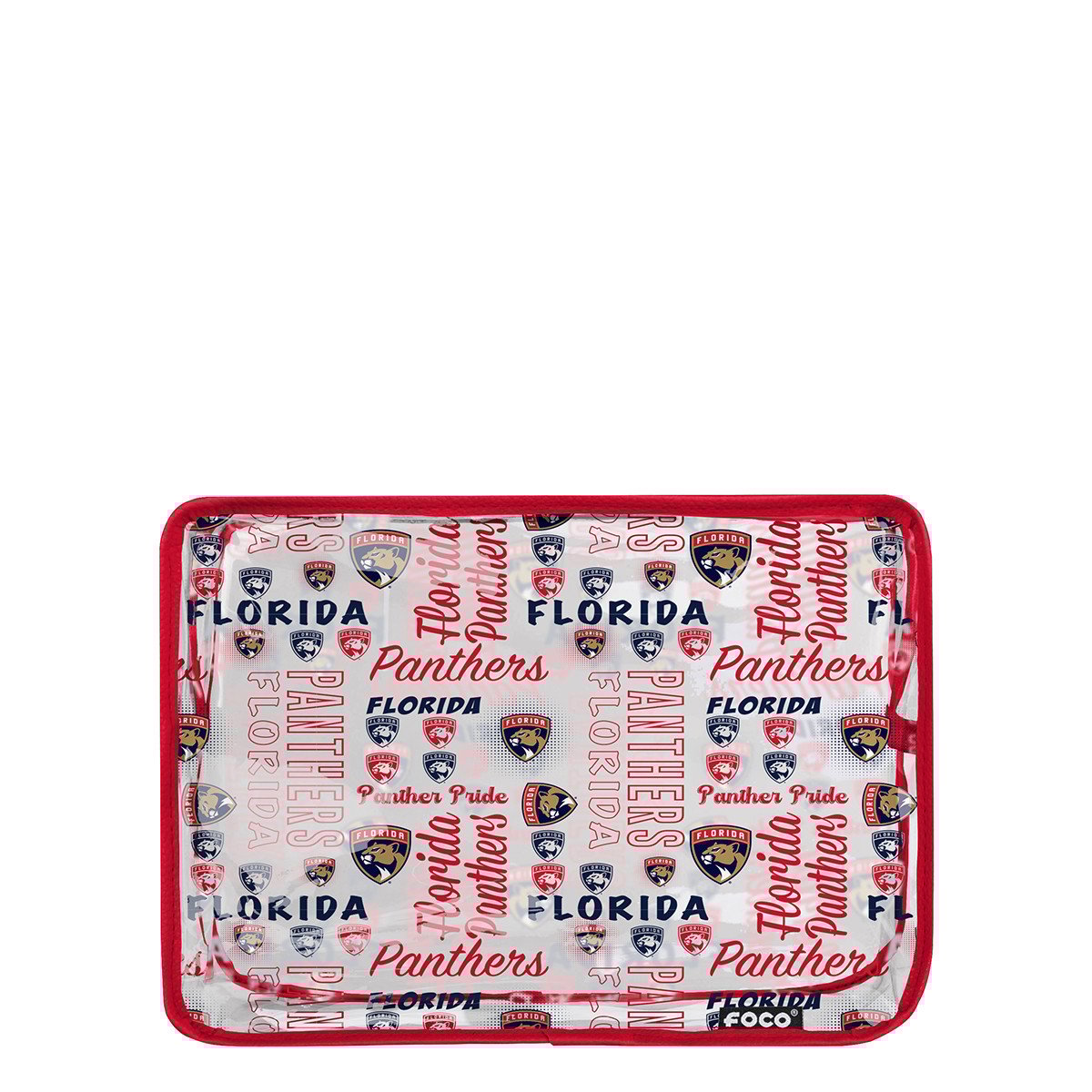 Florida Panthers Paramour Printed Clear Cosmetic Bag