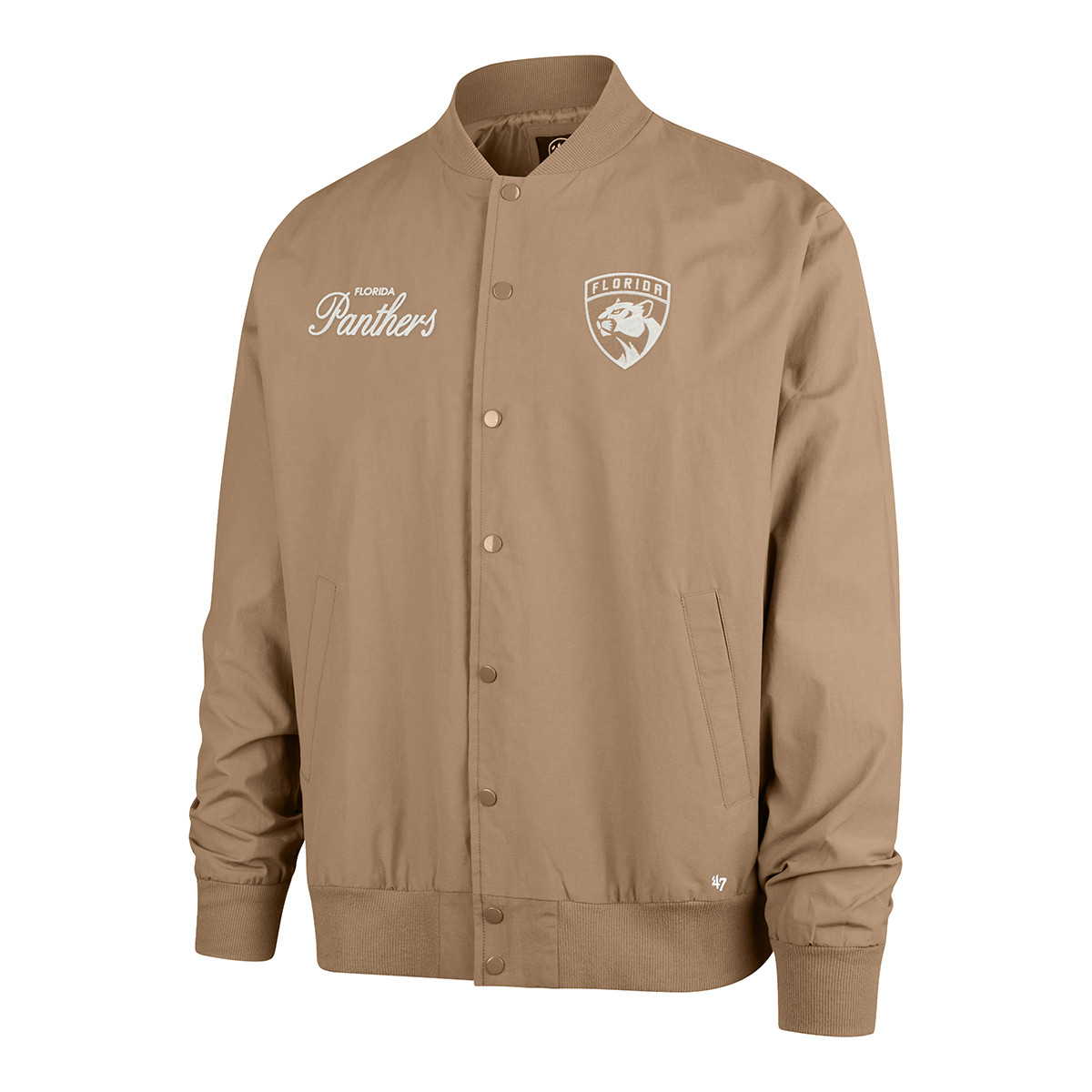 Florida Panthers Euro Step Twill Bomber Jacket