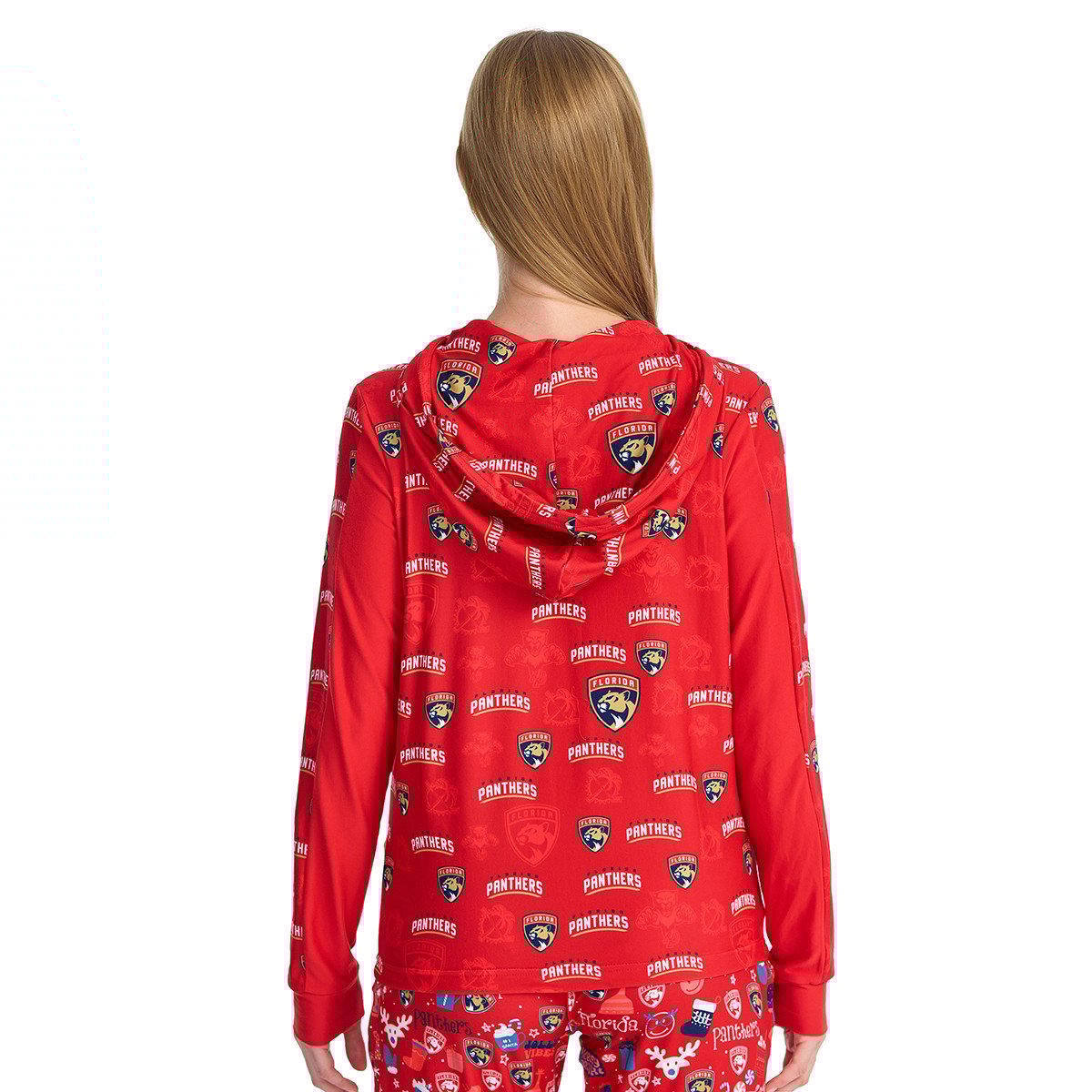 Florida Panthers Women's Mosaic Long Sleeve Hooded Top