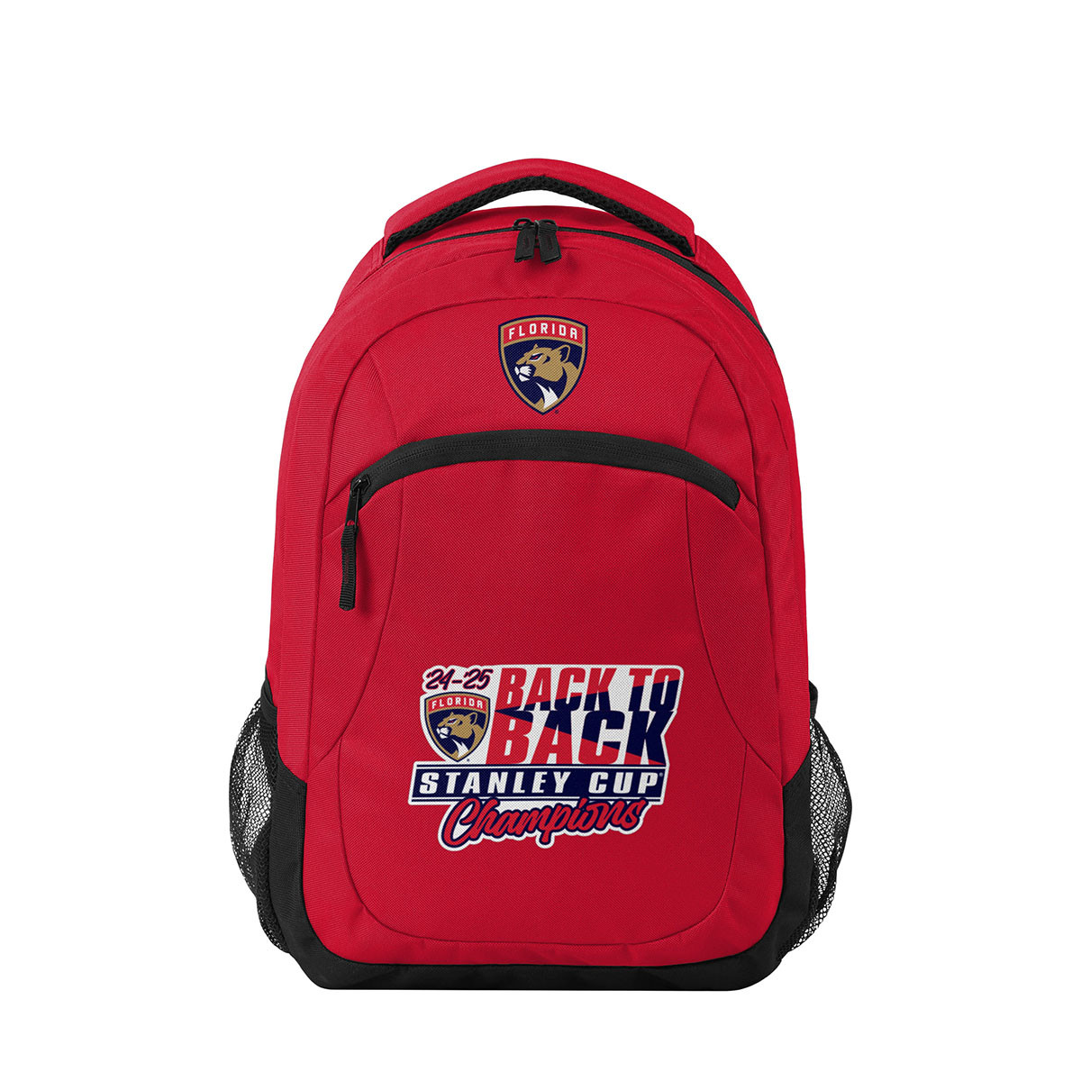 Florida Panthers 2024-2025 Back-to-Back Stanley Cup Champions Action Backpack