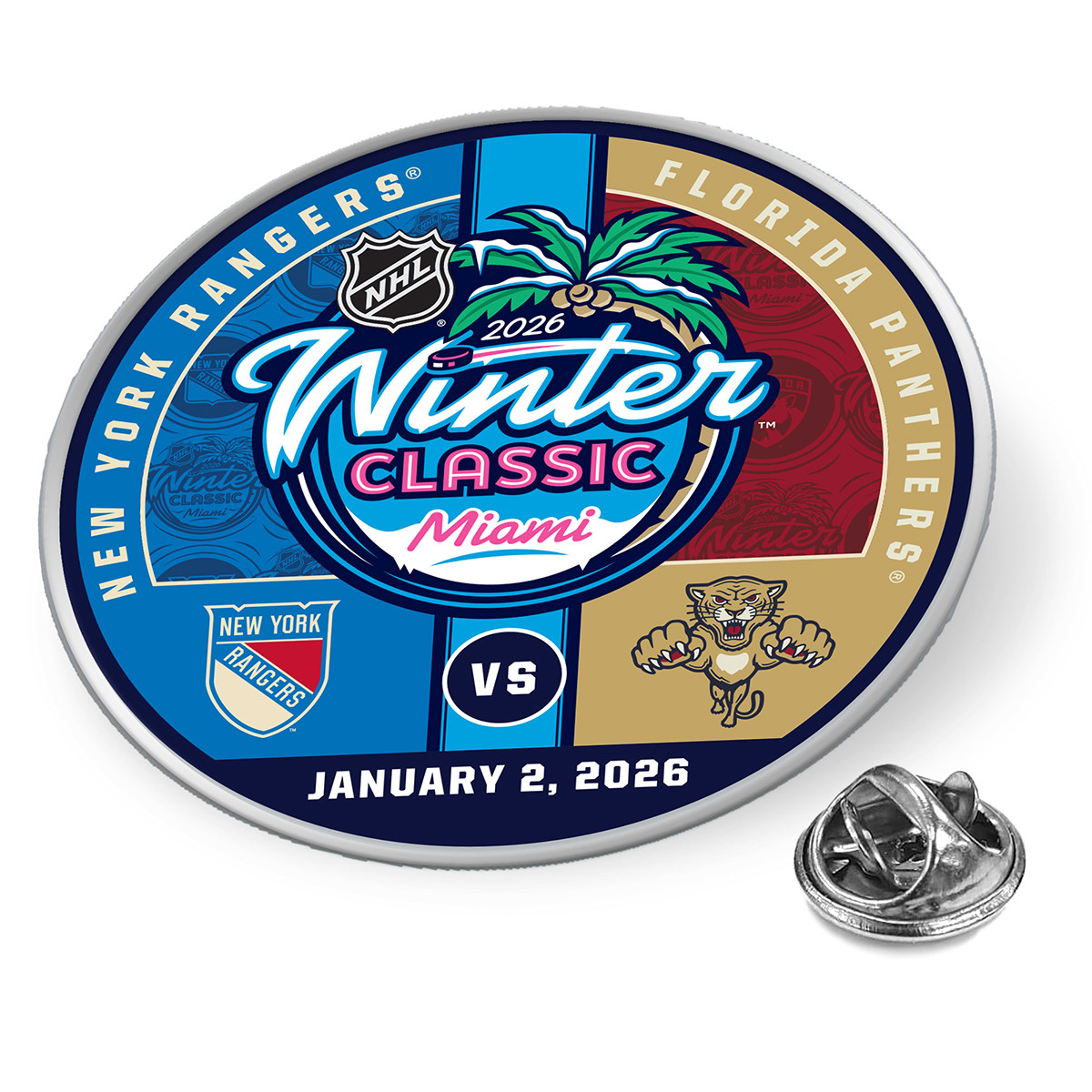 Florida Panthers 2024-2025 Back-to-Back Stanley Cup Champions Lapel Pin