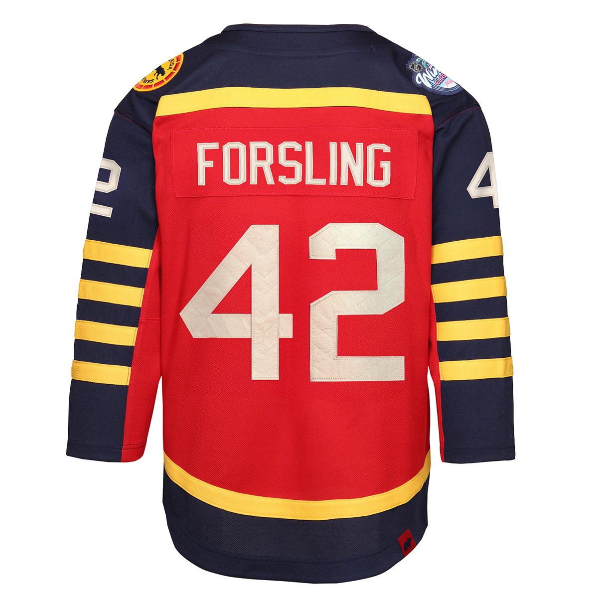 Florida Panthers Youth NHL 2026  Winter Classic #42 Gustav Forsling Jersey
