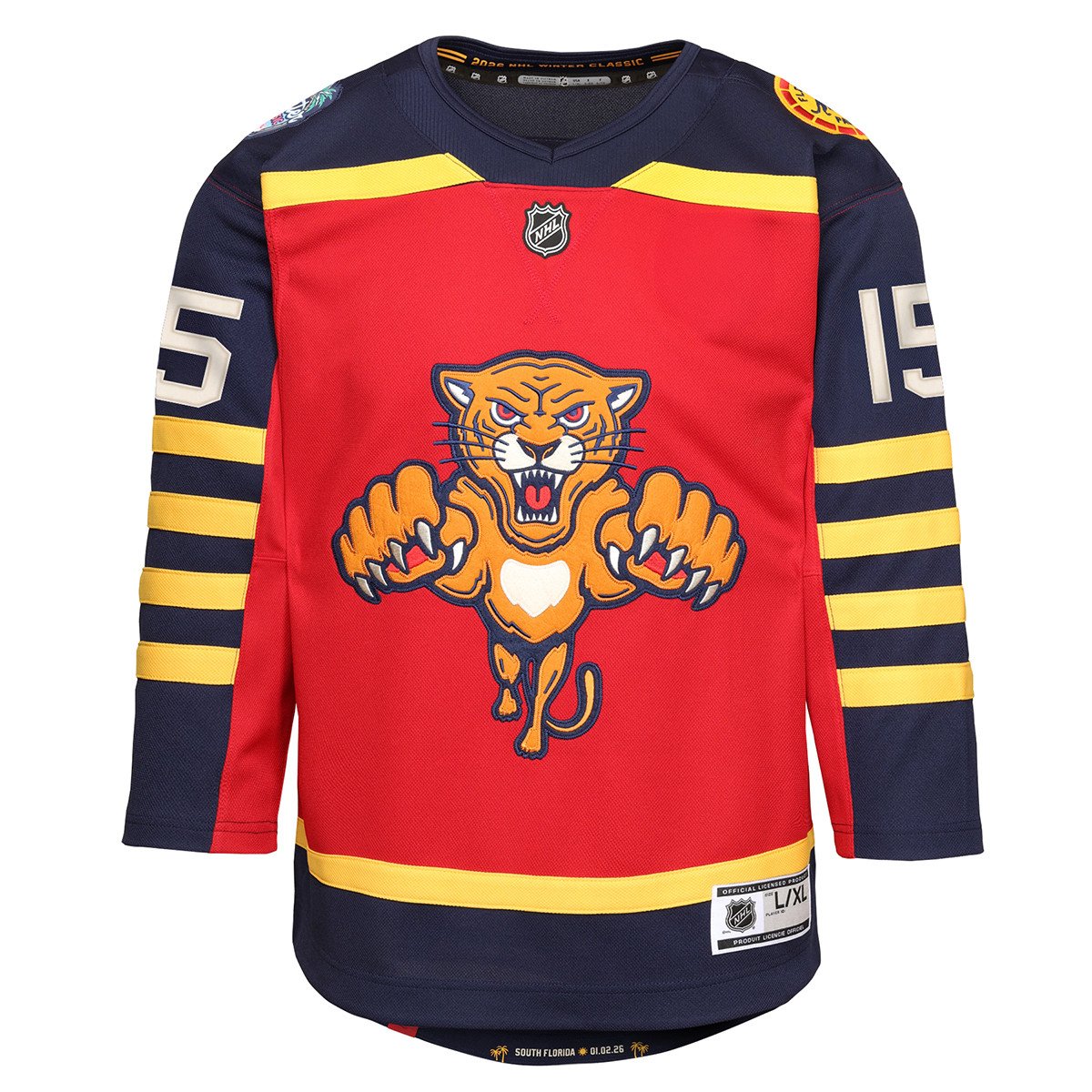 Florida Panthers Youth NHL 2026  Winter Classic #15 Anton Lundell Jersey