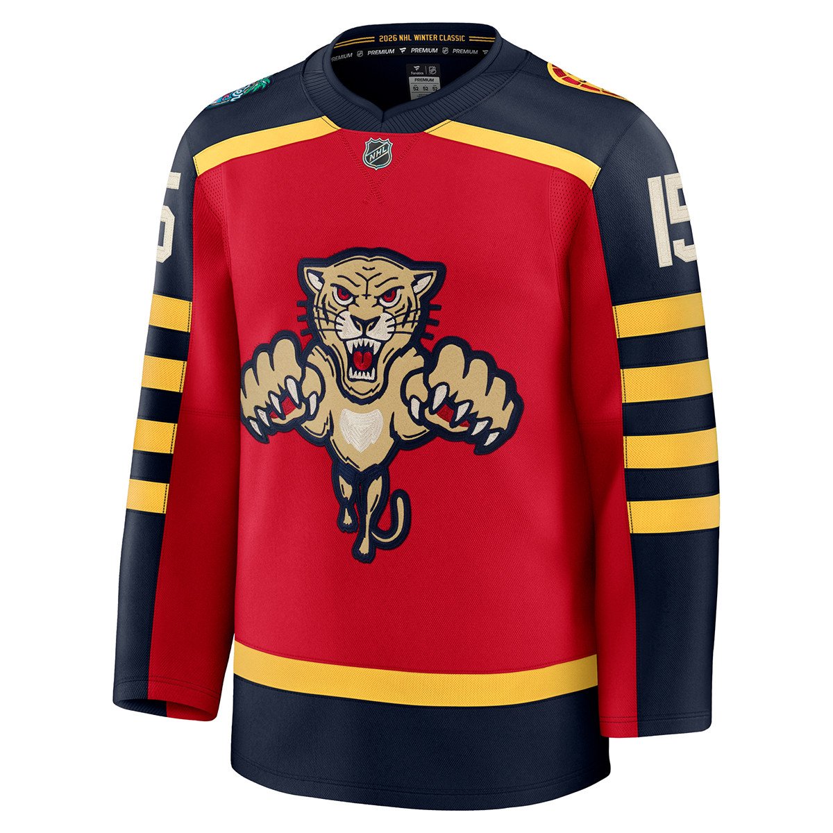 Florida Panthers NHL 2026  Winter Classic #15 Anton Lundell Premium Jersey