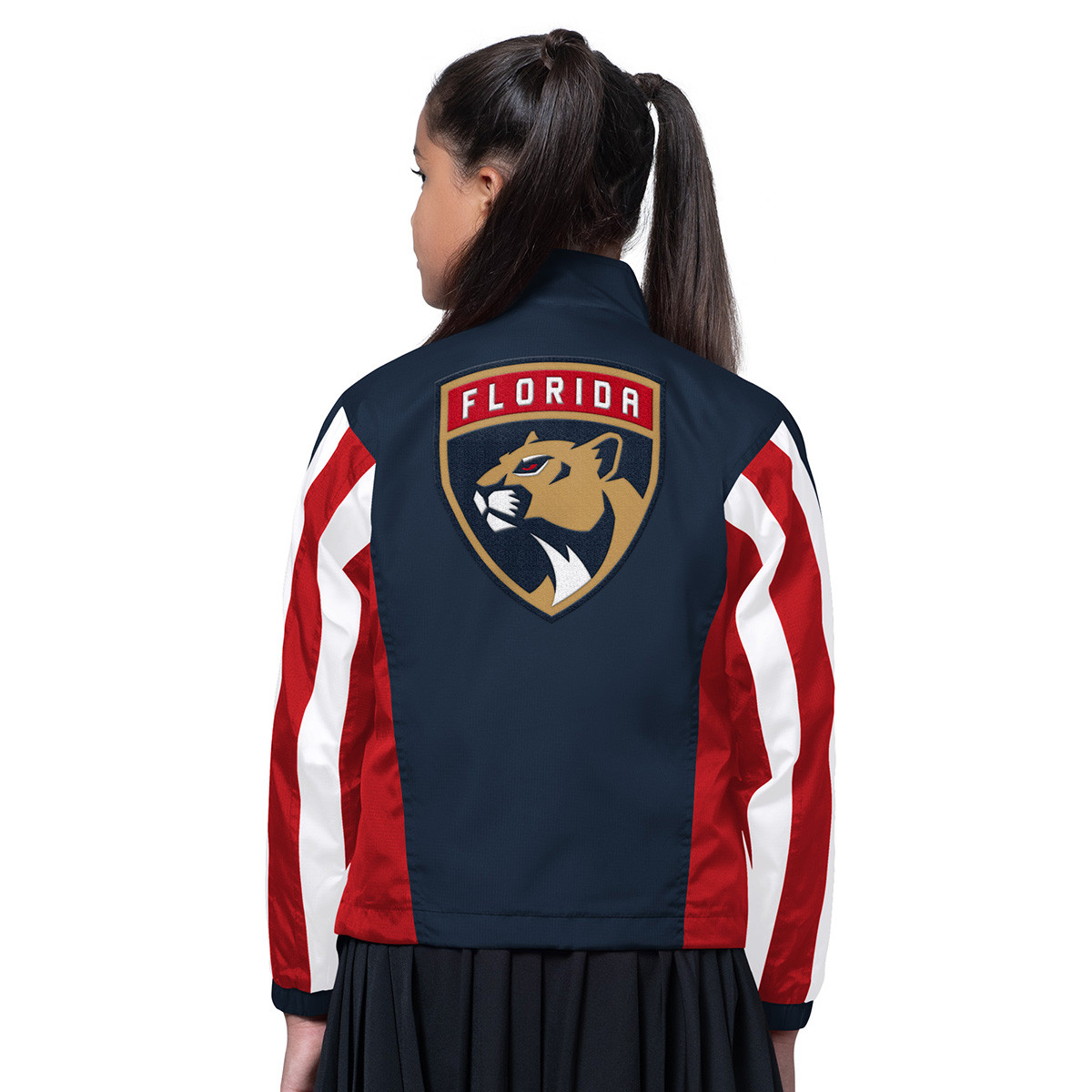 Florida Panthers Youth Girls 1/2 Zip Key Player Pullover