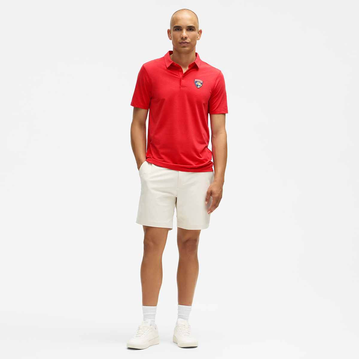 Florida Panthers Red Evolution Polo Shirt