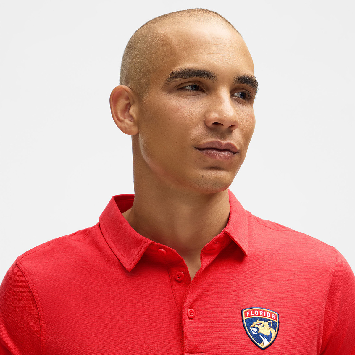 Florida Panthers Red Evolution Polo Shirt