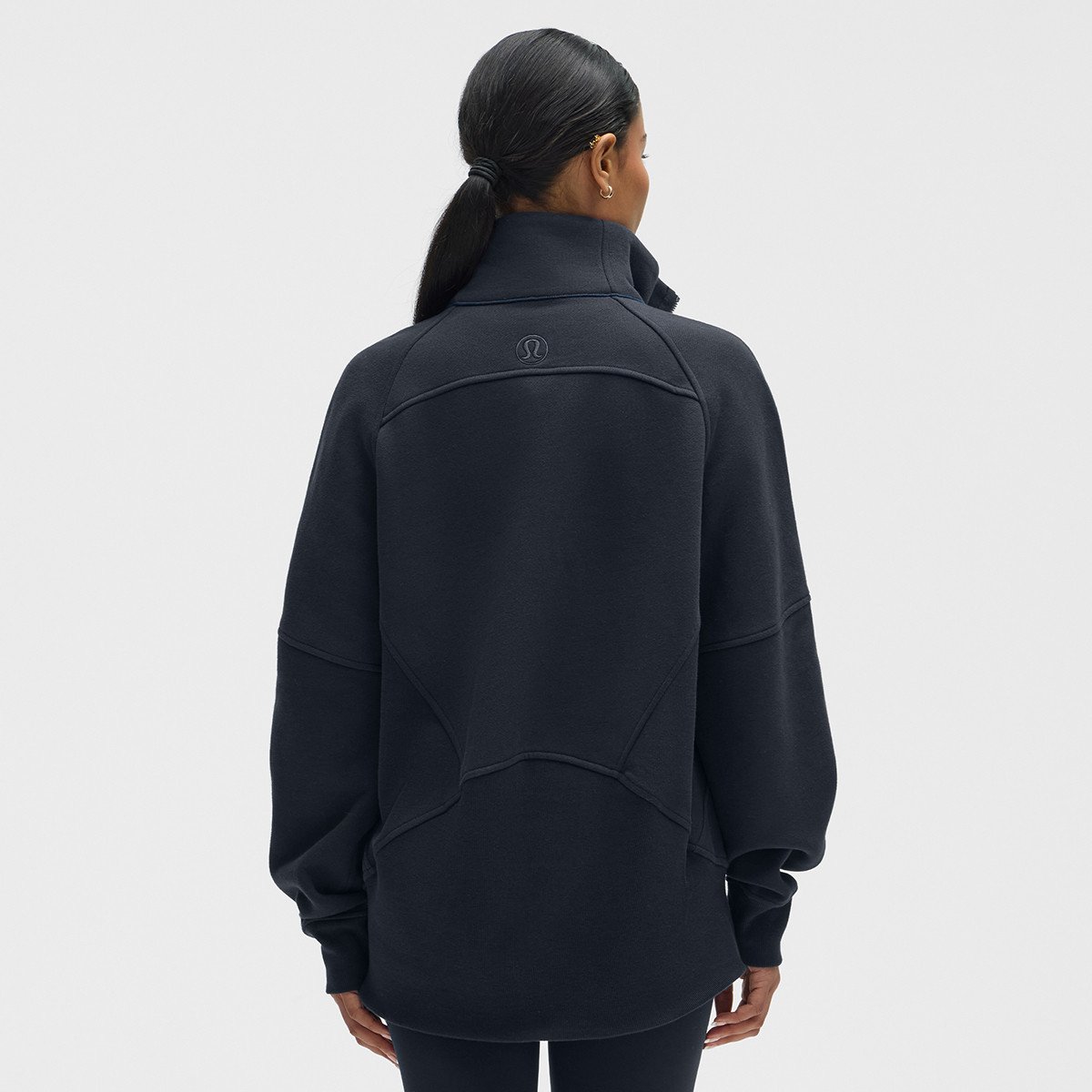 Florida Panthers Women's Long Scuba Oversized Half Zip Funnel Neck