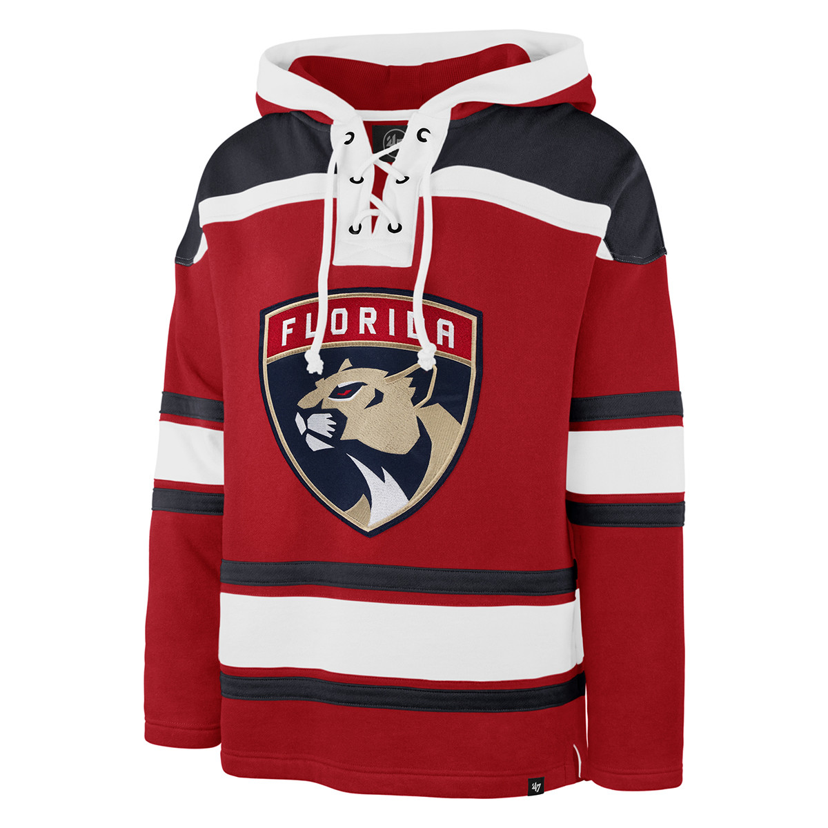 Florida Panthers Red Puck Drop Expansion Lacer Hooded Sweatshirt