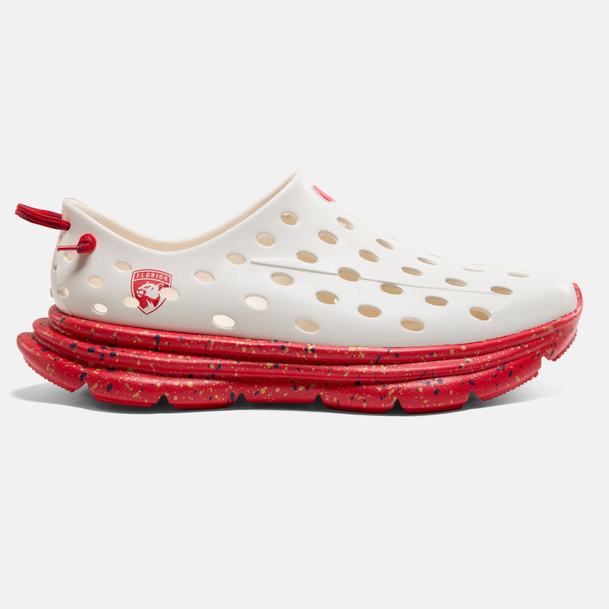 Florida Panthers KANE Adult Active Recovery Shoe White/Red