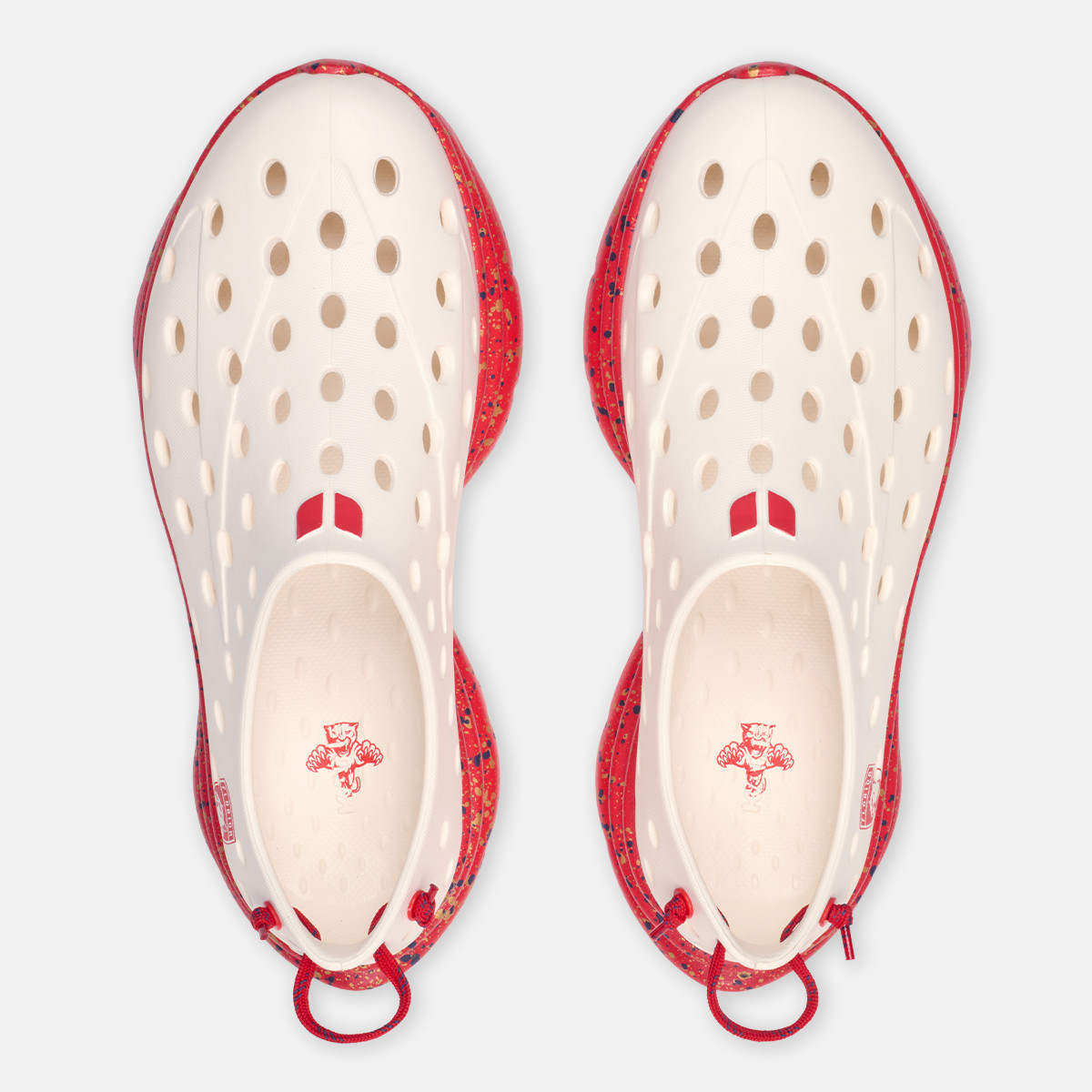 Florida Panthers KANE Adult Active Recovery Shoe White/Red