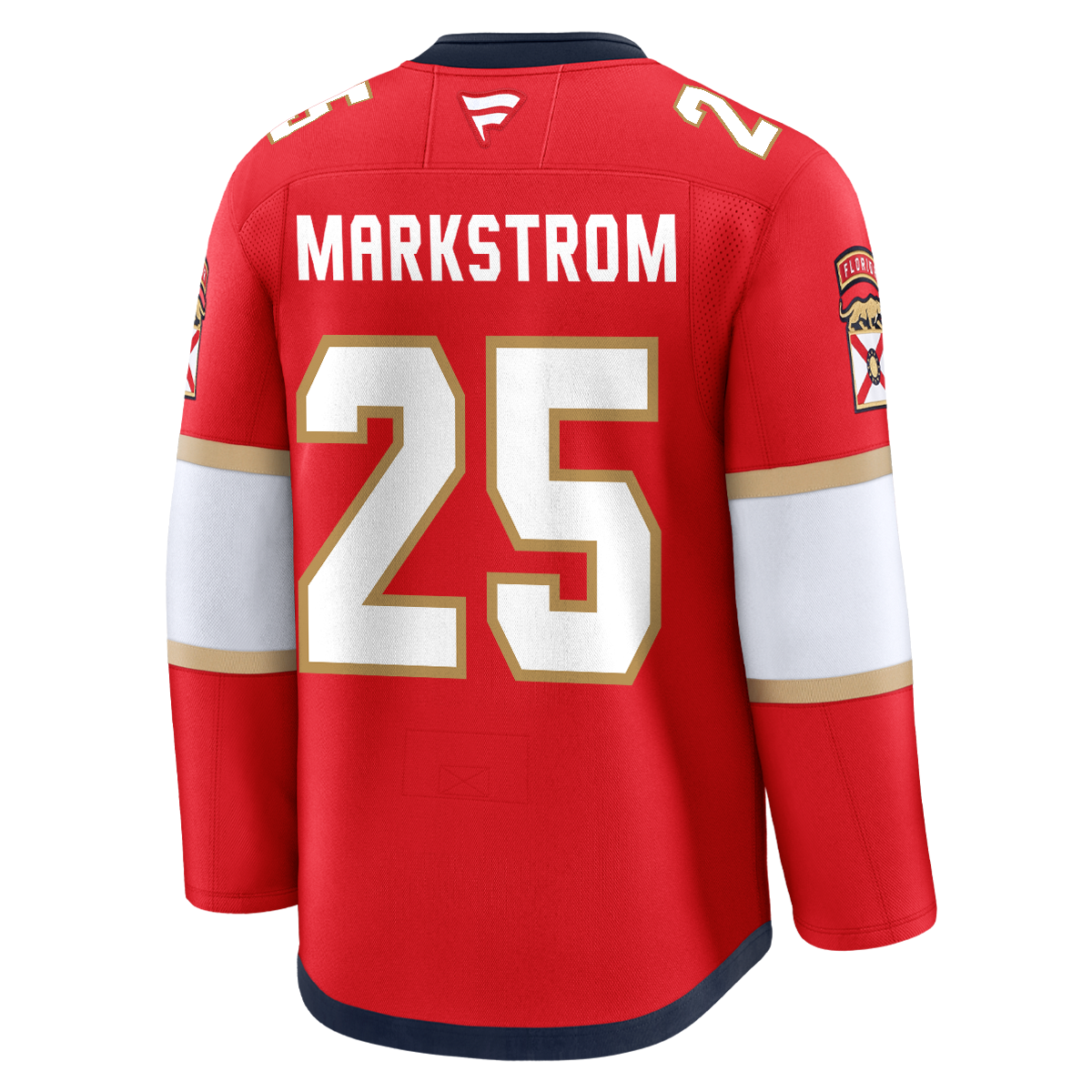 Florida Panthers #25 Jacob Markstrom Premium Authentic Home Jersey