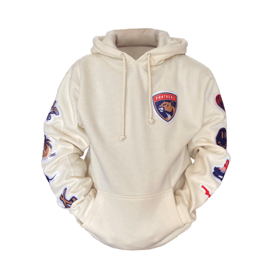 Florida Panthers Shield Patches Hooded Sweatshirt