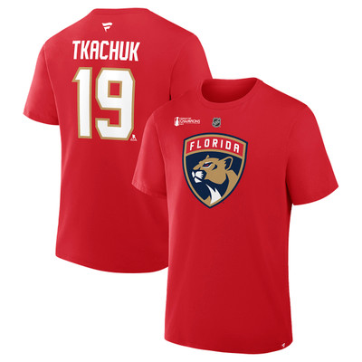 Florida Panthers 2024 Stanley Cup Champions #19 Matthew Tkachuk T