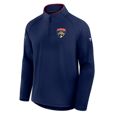 Florida Panthers 2025 Authentic Pro Rink Train 1/4 Zip Pullover