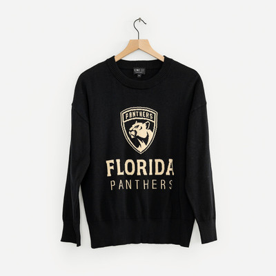 Florida Panthers Helmet Shield Crew Neck Sweater - FLA TEAM SHOP