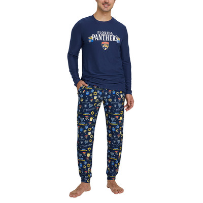 Florida Panthers Navy Chesnut Pajama Set