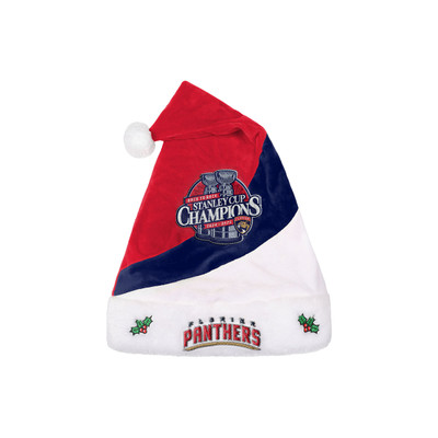 Florida Panthers 2024-2025 Back-to-Back Stanley Cup Champions Santa Hat