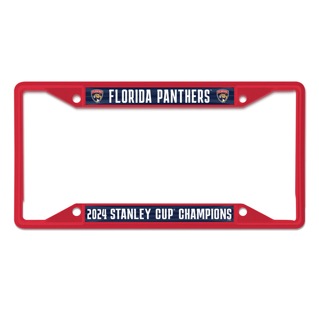 Florida Panthers 2024 Stanley Cup Champions Metal License Plate