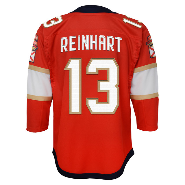 Florida Panthers Youth #13 Sam Reinhart Home Jersey - FLA TEAM SHOP