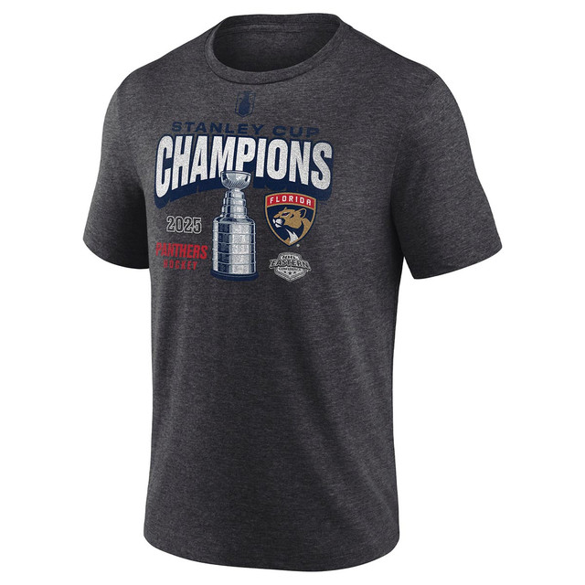 Florida Panthers 2025 Stanley Cup Champions Throwback T-Shirt