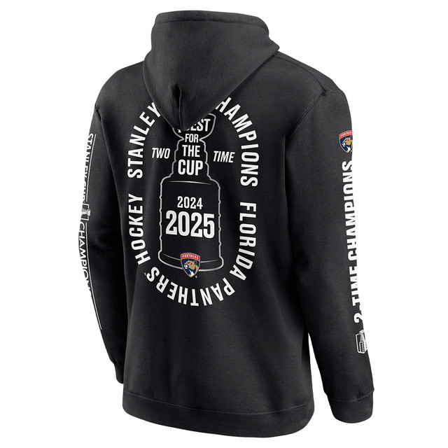 Florida Panthers 2024-2025 Back-to-Back Stanley Cup Champions Conquest Hooded Pullover