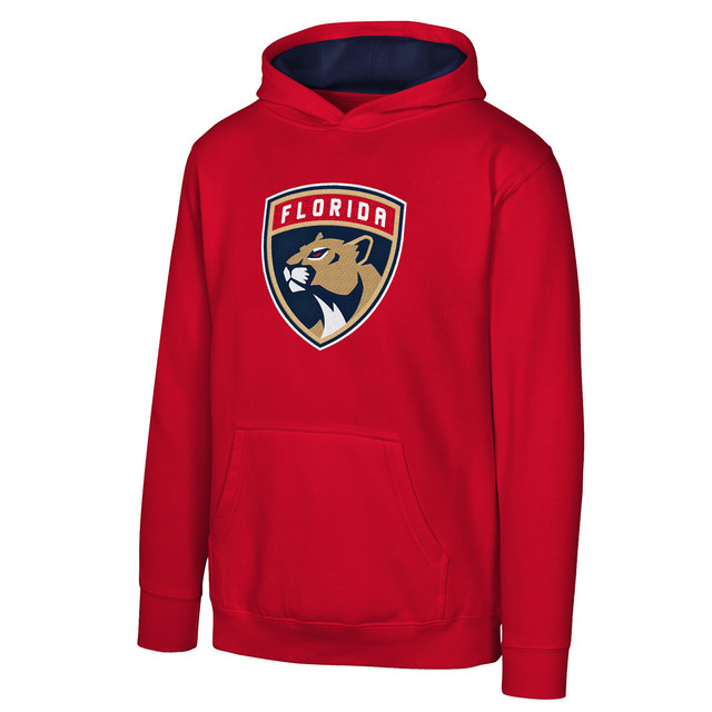 Florida Panthers Youth Red Prime Hood Sweatshirt