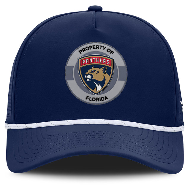 Florida Panthers 2025 Authentic Pro Rope Panel Cap