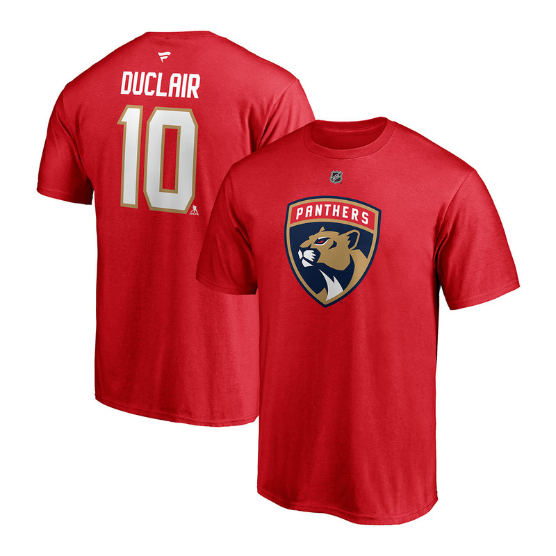 Florida Panthers #10 Anthony Duclair Name & Number Shirt