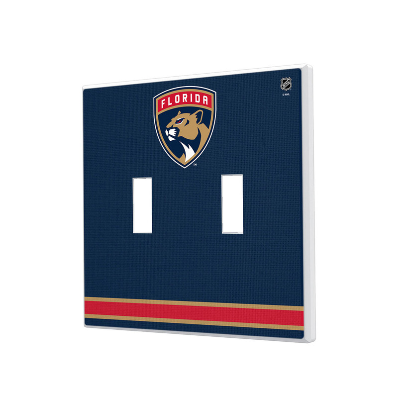 Florida Panthers Double Toggle Light Switch Plate